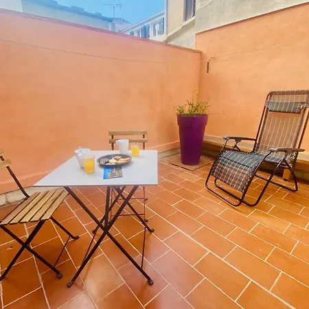Daire L'aurore - Studio Terrasse A La Mer